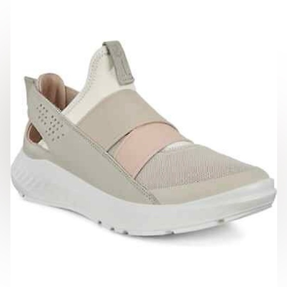 ECCO ST.1 Lite Womens NIB Slip-On Sneakers in Multicolor Gravel Leather - Picture 2 of 8